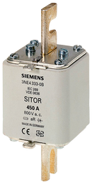 SIEMENS 3NE4327-0B SITOR fuse link, with slotted blade contacts, NH2, In: 250 A, aR