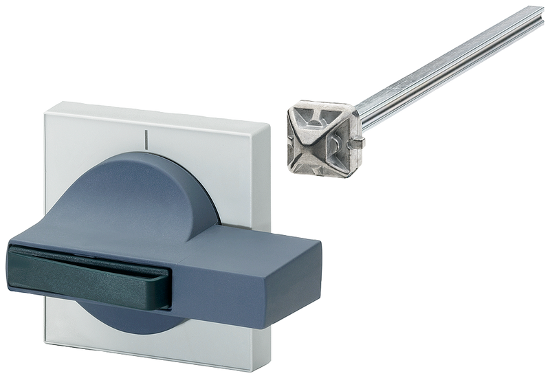 SIEMENS 8UC7262-6BD26 Door operating mechanism 8UC7, handle titanium gray, masking plate light gray with reduced