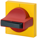 SIEMENS 8UC7120-3BB Handle 8UC7 with masking plate, handle red, masking plate yellow, spare part