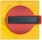 SIEMENS 8UC7220-3BB Handle red, masking plate yellow, door operating mechanism 8UC7, spare part for 8UC7222-3BB20