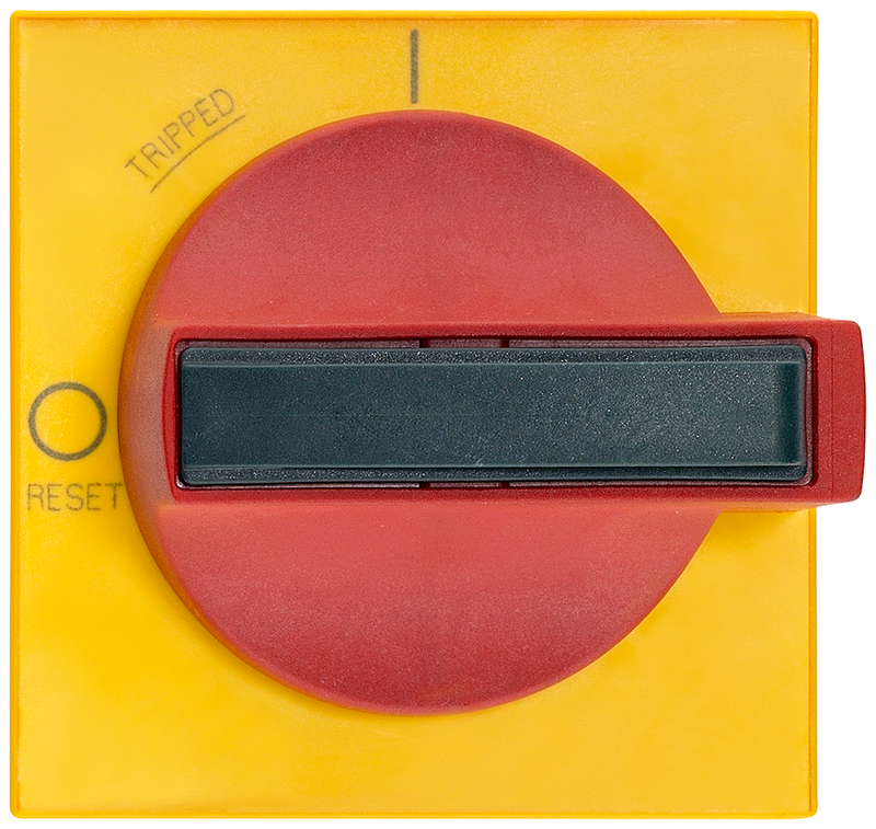 SIEMENS 8UC7220-3BB Handle red, masking plate yellow, door operating mechanism 8UC7, spare part for 8UC7222-3BB20