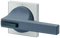 SIEMENS 8UC7310-1BB Handle titanium gray/blue-green, masking plate light gray, spare part for door operating mechanism