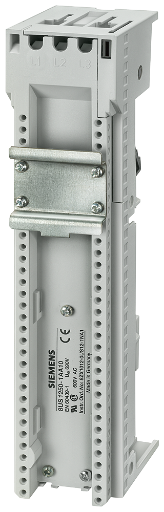 SIEMENS 8US1250-1AA10 Busbar system, busbar center-to-center spacing 60 mm, device holder, width: 45 mm