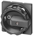 SIEMENS 3LD9284-1B Rotary operator, selector switch black, for four-hole/front mounting, accessory