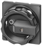 SIEMENS 3LD9284-1B Rotary operator, selector switch black, for four-hole/front mounting, accessory