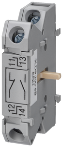 SIEMENS 3LD92005BF Auxiliary switch, 1 NO+1 NC, with gold-plated contacts, accessory