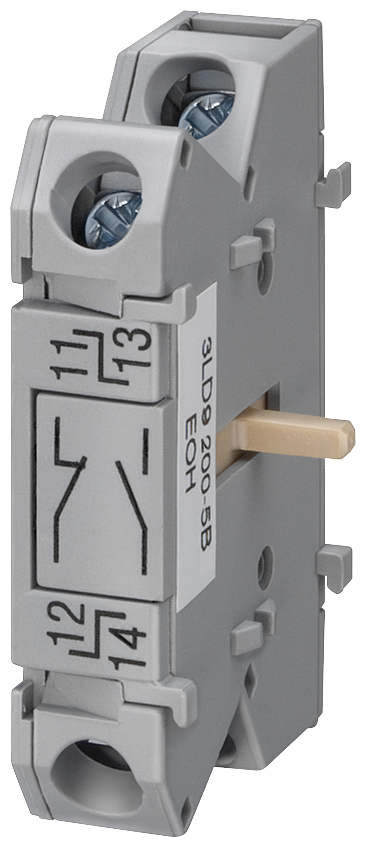 SIEMENS 3LD92005B Auxiliary switch, 1 NO+1 NC, accessory for main control switch and EMERGENCY OFF switch 3LD2