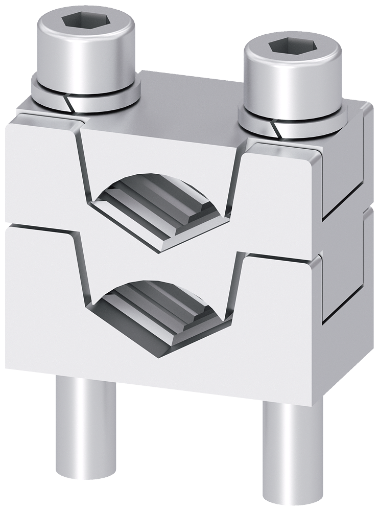 SIEMENS 3NP19531BB20 Prism terminal double 2x 70 - 120 mm2, for size NH2 with screw connection