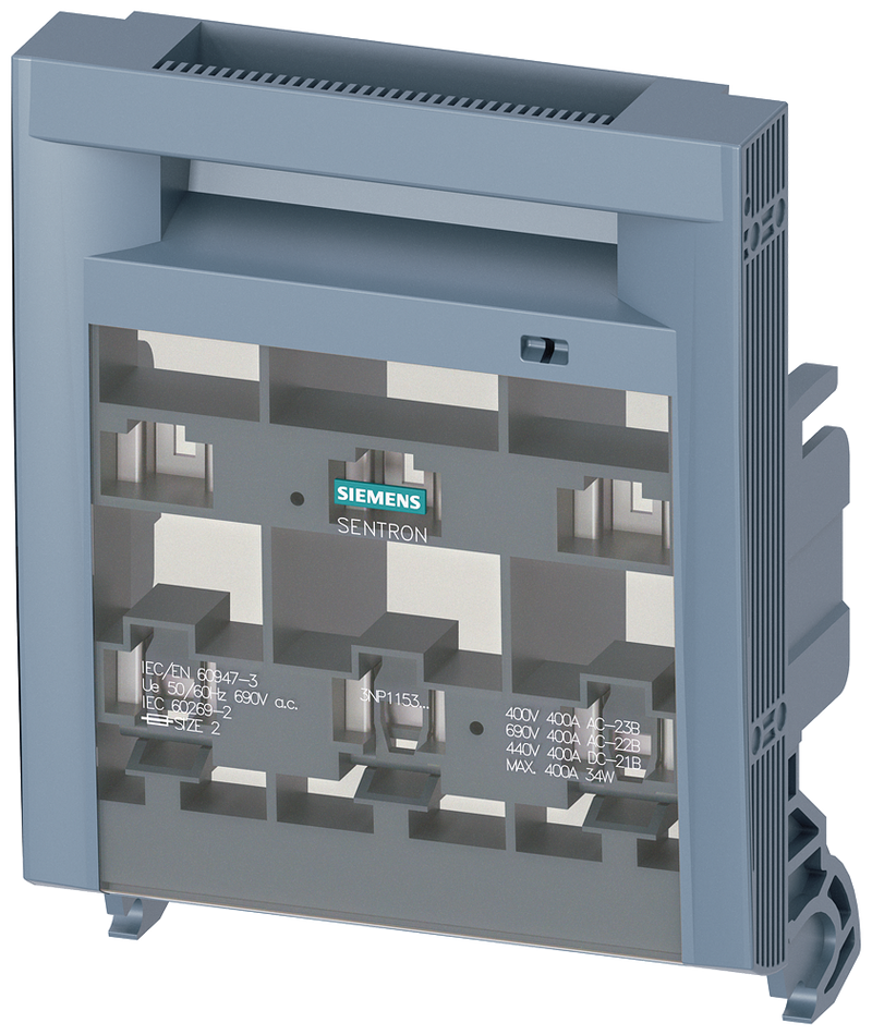 SIEMENS 3NP19531GA00 Standard fuse carrier, without fuse monitoring, for size NH2, accessory