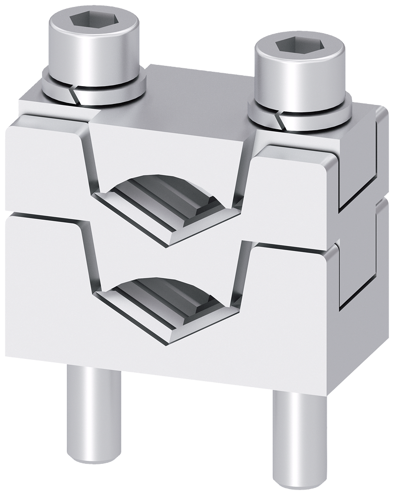 SIEMENS 3NP19431BB20 Prism terminal double 2x 35 - 70 mm2, for size NH1 with screw connection