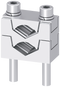 SIEMENS 3NP19631BB20 Prism terminal double 2x 150 - 185 mm2, for size NH3 with screw connection