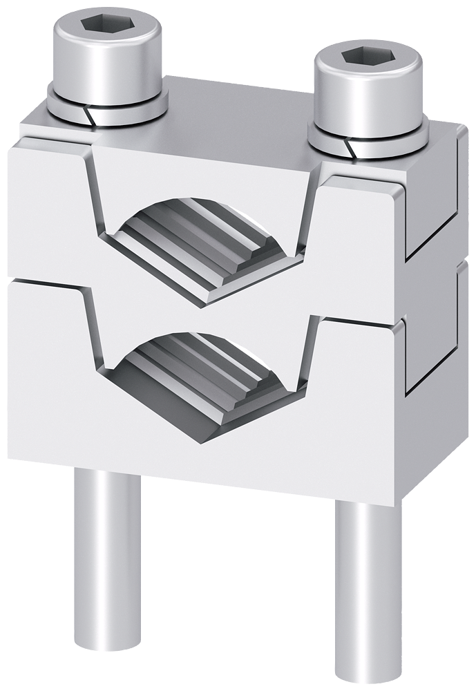 SIEMENS 3NP19631BB20 Prism terminal double 2x 150 - 185 mm2, for size NH3 with screw connection