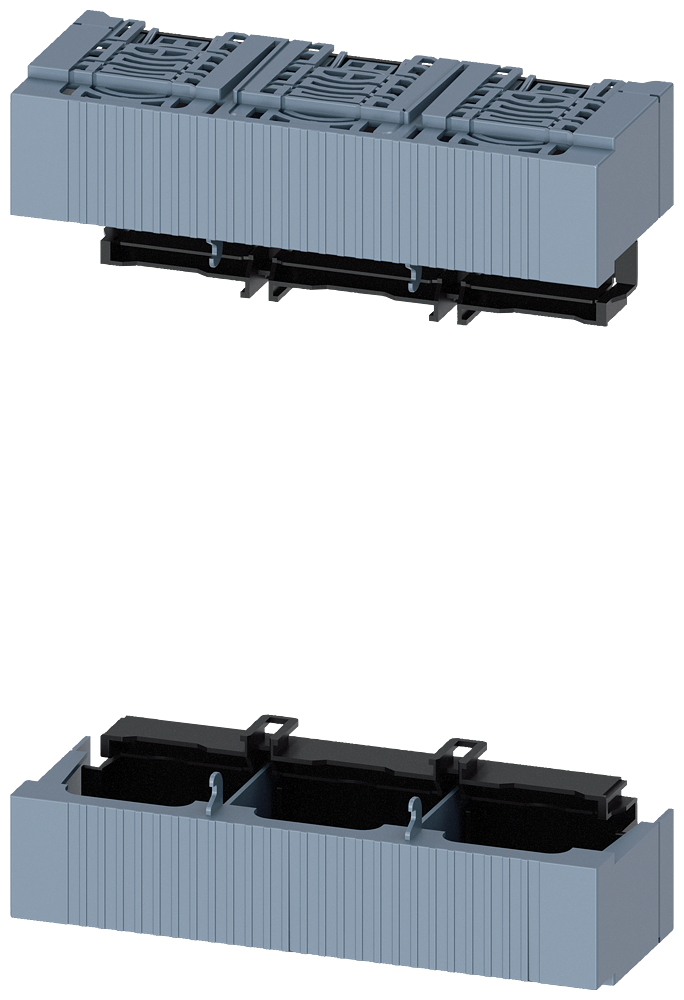 SIEMENS 3NP19631CD00 Terminal cover with reach-around protection, for size NH3, accessory