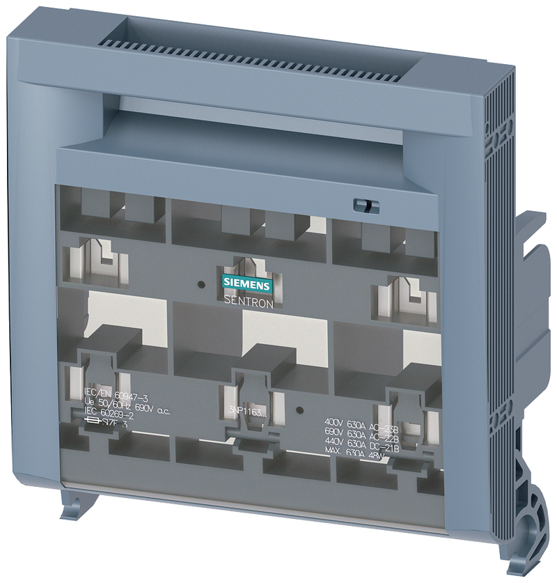 SIEMENS 3NP19631GA00 Standard fuse carrier, without fuse monitoring, for size NH3, accessory