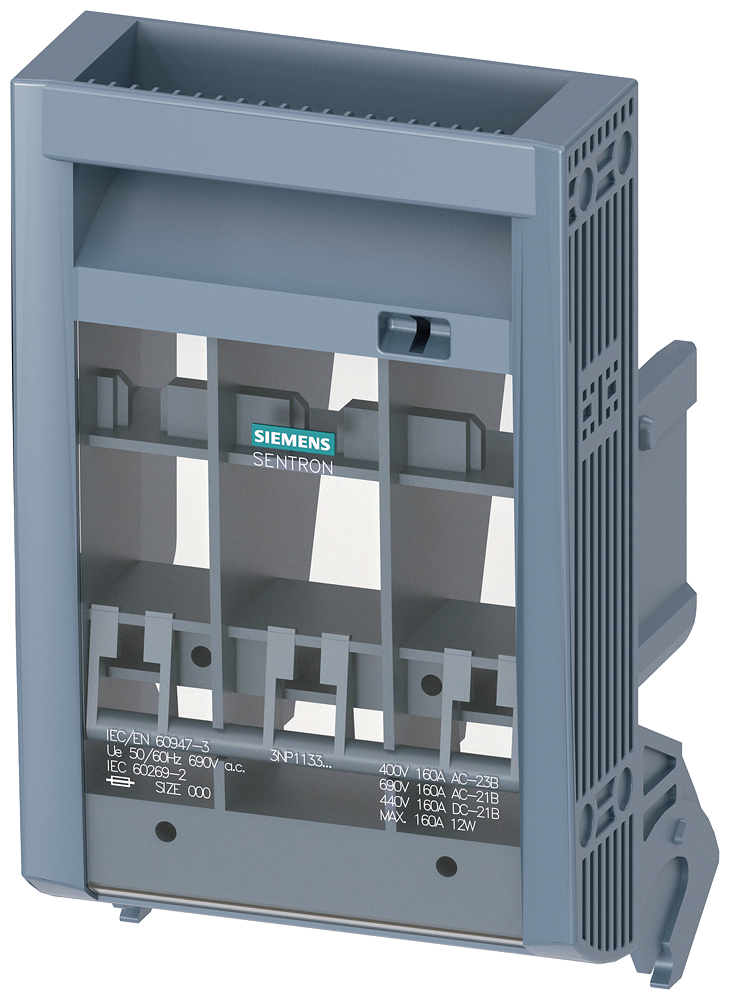 SIEMENS 3NP19331GA00 Standard fuse carrier, without fuse monitoring, for size NH00, accessory