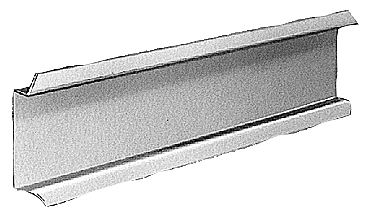 SIEMENS 5ST1141 standard mounting rail, 35x 27x 7.3x 1.0 mm 2000 mm long, not perforated sendzimir coated