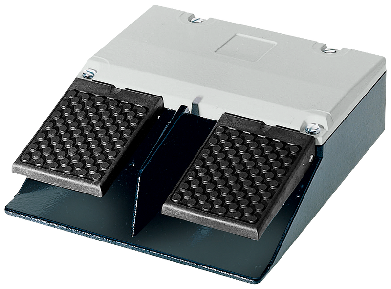 SIEMENS 3SE2932-0AB20 Momentary-contact foot switch, 2-pedal cable entry M25x1.5 IP65, 1 NO + 1 NC/1 NO + 1 NC