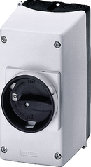 SIEMENS 3RV1923-1DA00 Molded-plastic enclosure for surface mounting IP55, N and PE terminal, lockable in O position