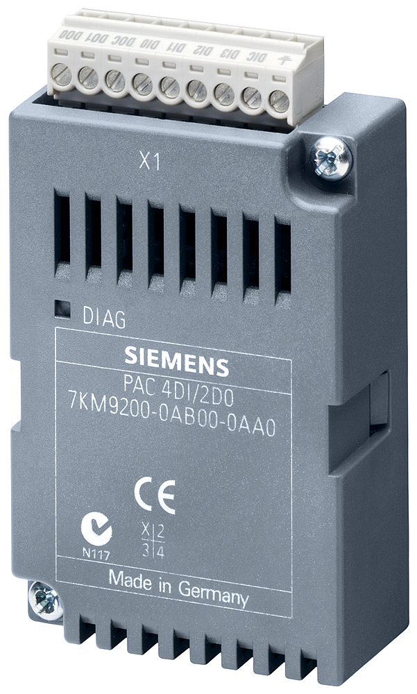 SIEMENS 7KM92000AB000AA0 Expansion module 4DI / 2DO, plug-in, for 7KM PAC3220/ 4200