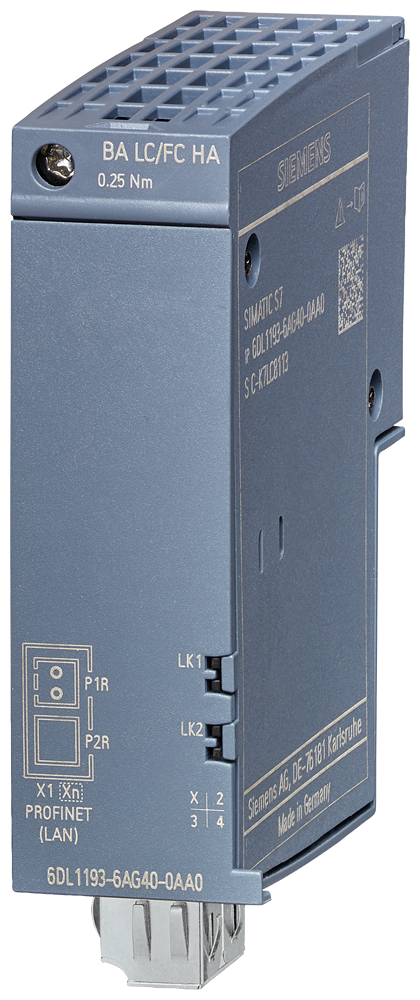 SIEMENS 6DL1193-6AG40-0AA0 SIMATIC ET 200SP HA BA LC/FC