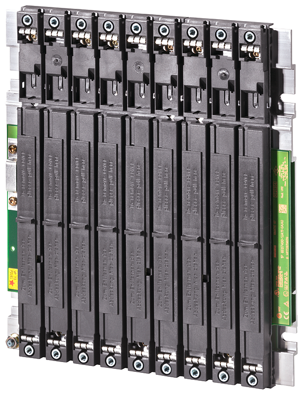 SIEMENS 6ES7400-1JA11-0AA0 SIMATIC S7-400 UR2 With 9 slots, aluminum For configuring S7-400 central units and expansion units
