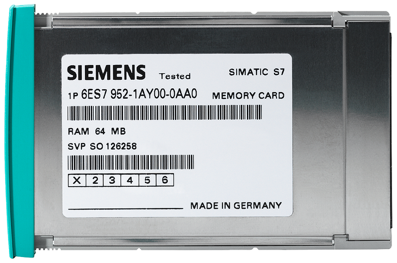 SIEMENS 6ES7952-1KM00-0AA0 SIMATIC S7-400 Memory card FEPROM, 4 MB