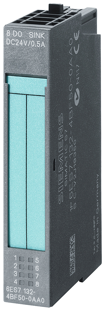 SIEMENS 6ES7132-4BF00-0AB0 SIMATIC ET 200S 8DQ 24 V DC/0.5 A HF