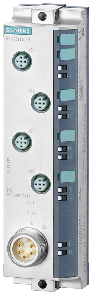 SIEMENS 6ES7148-6CB00-0AA0 SIMATIC ET 200eco PN PD 24 V DC