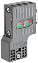 SIEMENS 6ES7972-0BA52-0XA0 SIMATIC DP, Connection plug for PROFIBUS up to 12 Mbit/s 90° cable outlet, Insulation displacement method FastConnect, without PG socket 15.8x 59x ...