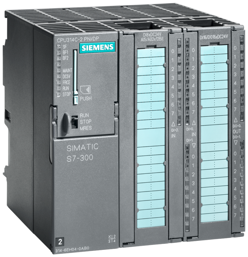 SIEMENS 6ES7314-6EH04-0AB0 SIMATIC S7-300 CPU 314C-2 PN/DP 24DI / 16DQ / 5AI / 2AQ, 192 KB