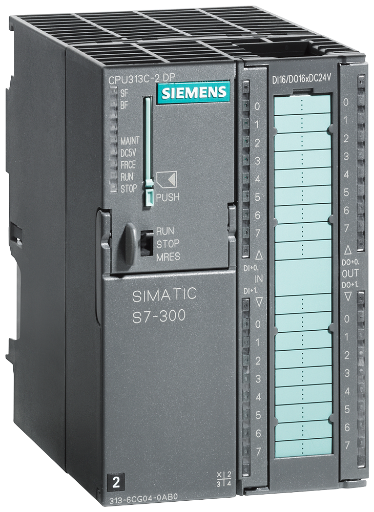 SIEMENS 6ES7313-6CG04-0AB0 SIMATIC S7-300 CPU 313C-2 16DI/16DQ, 128 KB