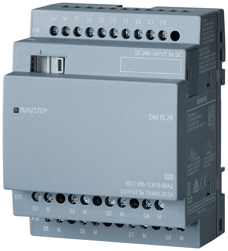 SIEMENS 6ED1055-1CB10-0BA2 LOGO! DM16 24 For LOGO! 8
