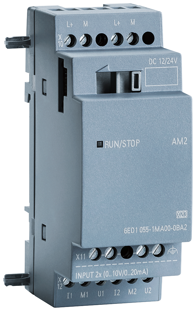SIEMENS 6AG1055-1MA00-7BA2 SIPLUS LOGO! AM2 For LOGO! 8, -40 ... +70 °C with conformal coating based on 6ED1055-1MA00-0BA2