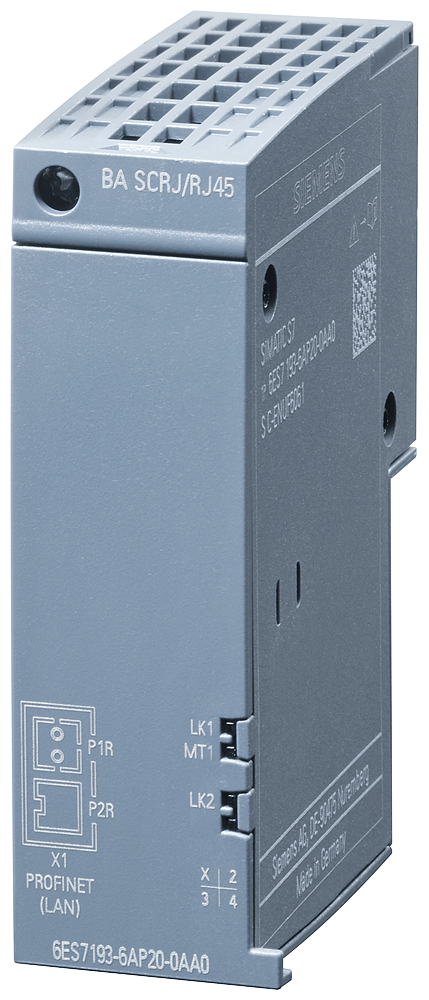 SIEMENS 6ES7193-6AP20-0AA0 SIMATIC ET 200SP BA SCRJ/RJ45