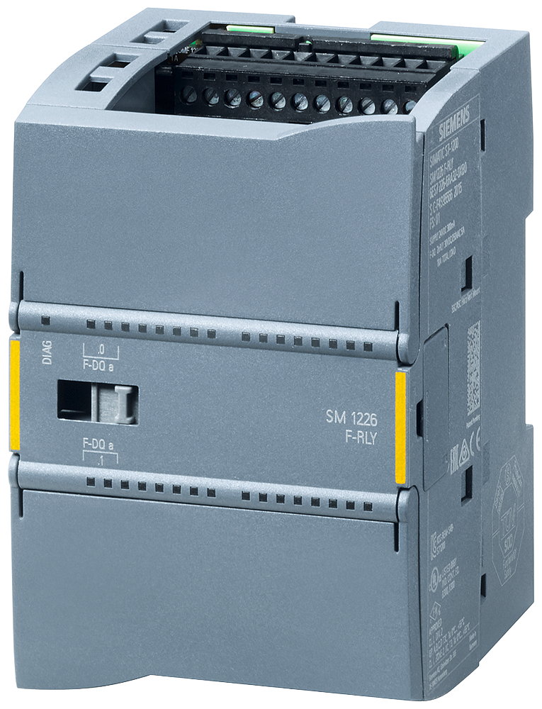 SIEMENS 6ES7226-6RA32-0XB0 SIMATIC S7-1200 SM 1226, F-DQ 2x relay/5 A