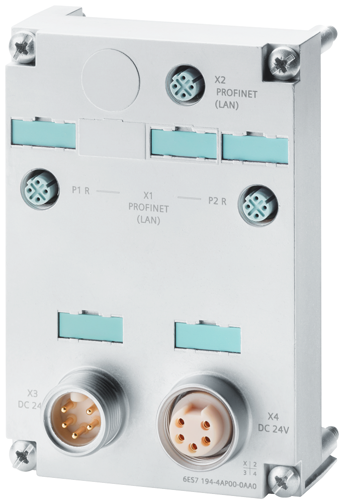 SIEMENS 6ES7194-4AP00-0AA0 SIMATIC ET 200pro CM CPU 2 PN M12, 7/8
