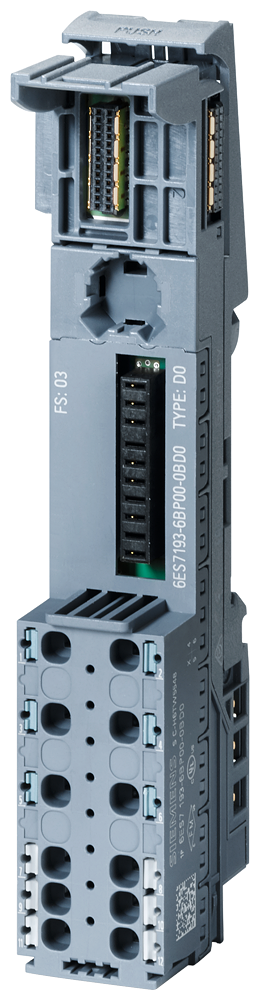 SIEMENS 6ES7193-6BP00-0BD0 SIMATIC ET 200SP BU type D0 BU20-P12+A0+0B PU 1
