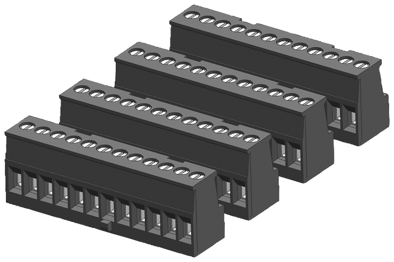 SIEMENS 6ES7292-1AM40-0XA0 SIMATIC S7-1200 Tin-plated joint block 12 pins, keyed right, screw PU 4