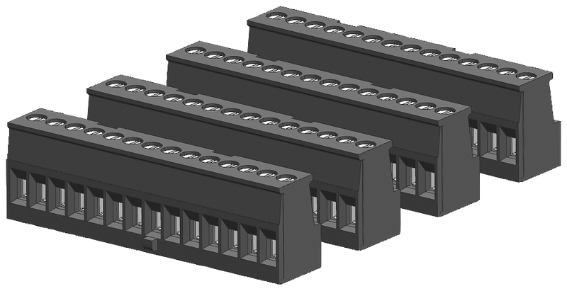 SIEMENS 6ES7292-1AP40-0XA0 SIMATIC S7-1200 Tin-plated joint block 14 pins, keyed right, screw PU 4