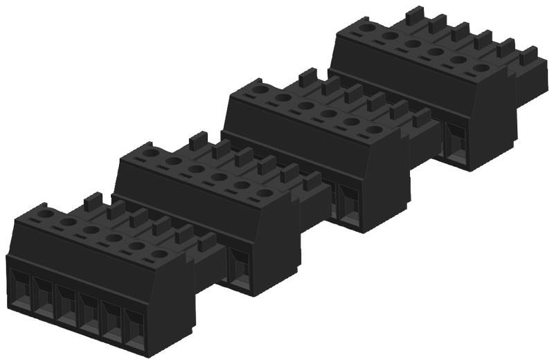 SIEMENS 6ES7292-1BF30-0XA0 SIMATIC S7-1200 Gold-plated joint block 6 pins, screw For signal boards PU 4