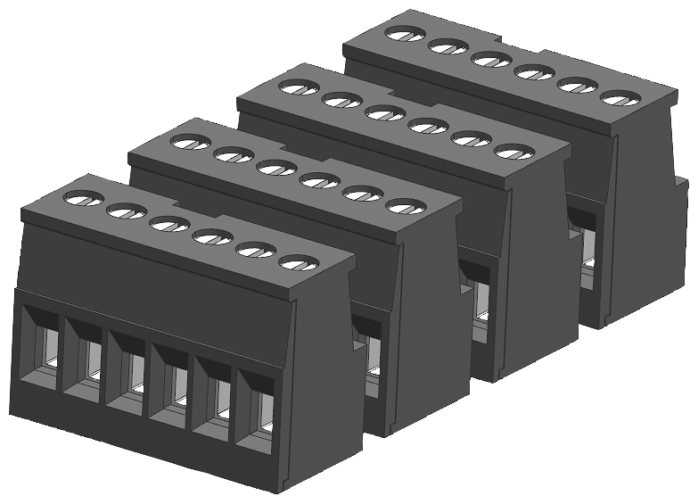 SIEMENS 6ES7292-1BF30-0XB0 SIMATIC S7-1200 Gold-plated joint block 6 pins, screw For analog CPUs PU 4