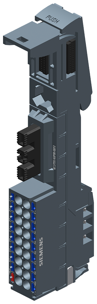 SIEMENS 6ES7193-6UP00-0BP2 SIMATIC ET 200SP PotDis BU type P2, dark version, PU 1