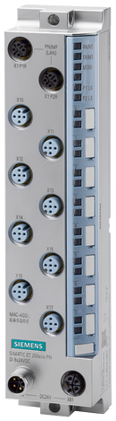 SIEMENS 6ES7142-6BG00-0BB0 SIMATIC ET 200eco PN DQ 8x24VDC/0.5A, M12-L 8x M12