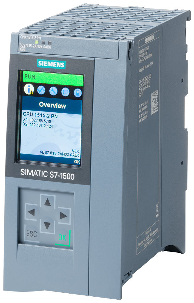 SIEMENS 6ES7515-2AN03-0AB0 SIMATIC S7-1500 CPU 1515-2 PN