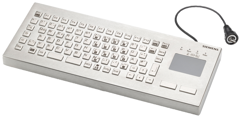 SIEMENS 6AV6881-0AU14-0DB0 SIMATIC HMI USB keyboard GERMAN 2-key rollover type Industry