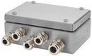 SIEMENS 7MH5001-0AA01 Junction box SIWAREX JB ATEX stainless steel housing to connect in parallel up to 4 load cells in 4-wire or 6-wire system; degree of protection: IP...
