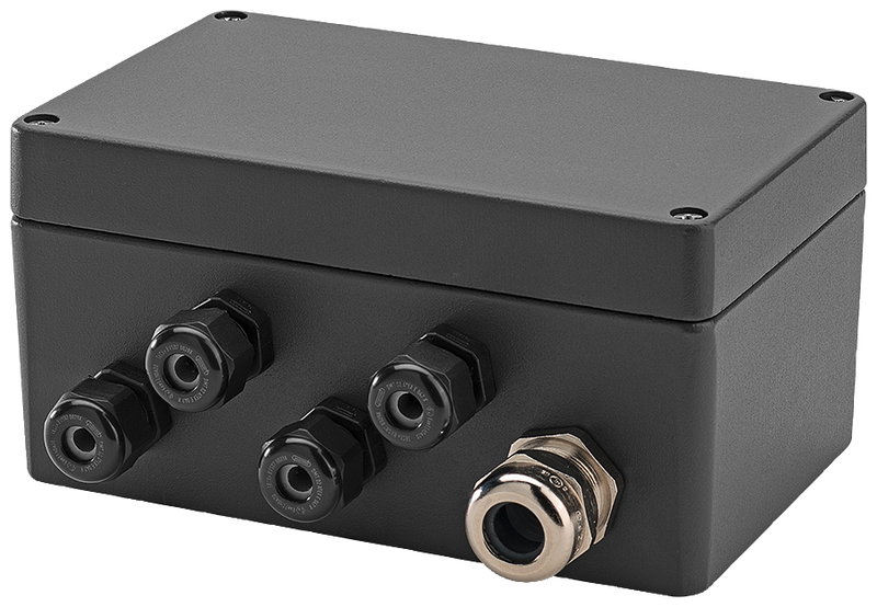 SIEMENS 7MH50010AA20 Junction box SIWAREX JB; die-cast aluminum quality to connect in parallel up to 4 load cells in 4-wire or 6-wire system; degree of protection: IP66...