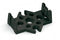 WAGO 770-624 Mounting plate 4-pole, black