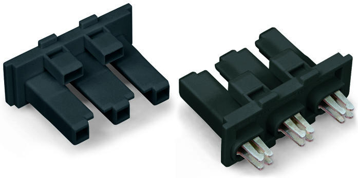 WAGO 770-408 Device connector 3-pole Cod. A, black
