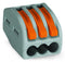 WAGO 222-413 CLASSIC Splicing Connector for all conductor types, gray
